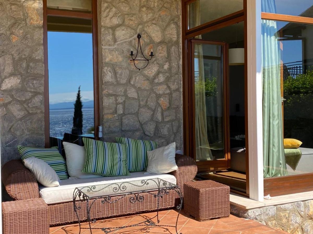 Villa Lovran - 150M To The Beach - Infinity Pool - Incredible Sea View - Fitness Room Exterior foto
