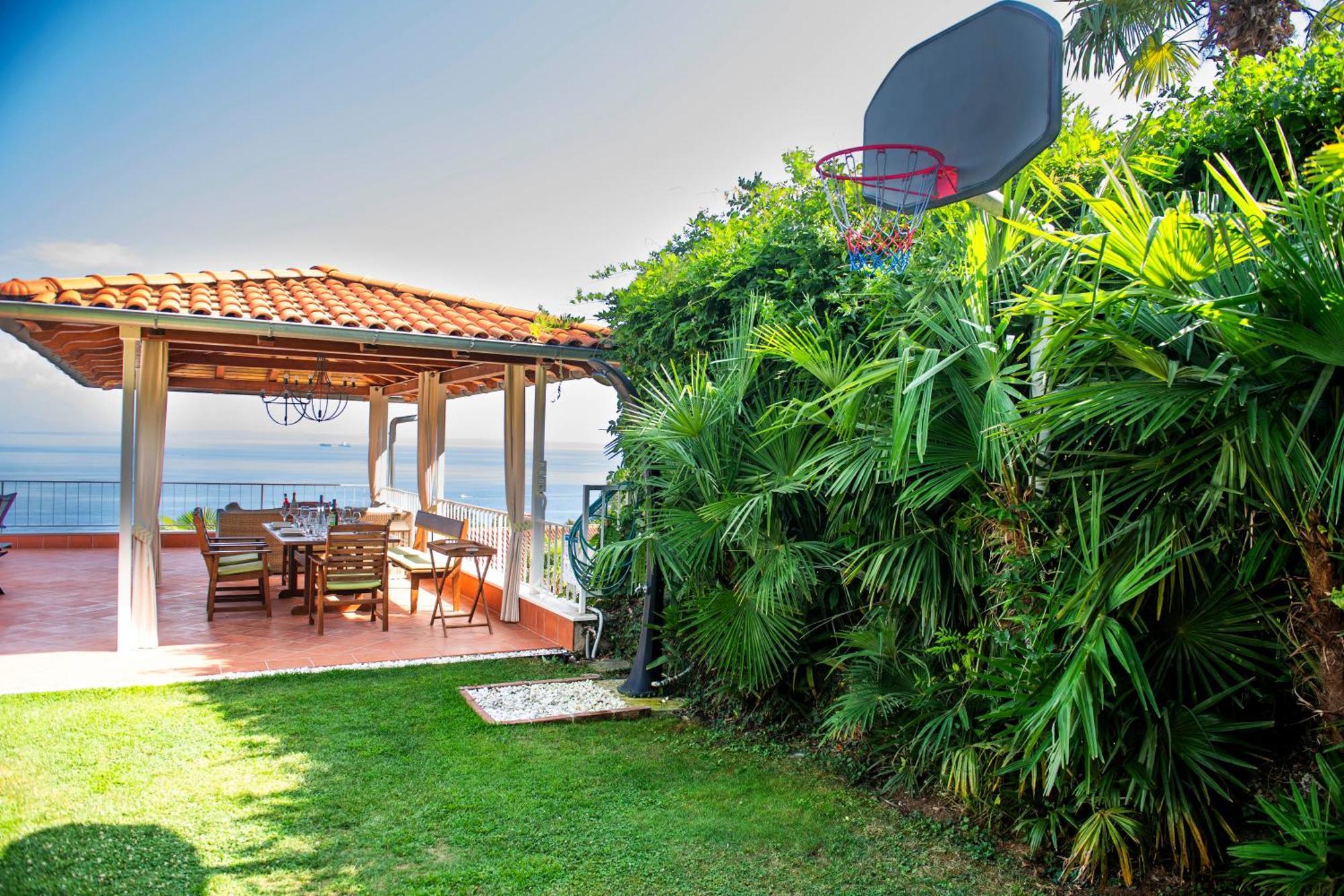 Villa Lovran - 150M To The Beach - Infinity Pool - Incredible Sea View - Fitness Room Exterior foto